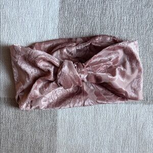 Urban Outfitters Pink Velvet Headband